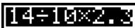 CASIO GRAPH 95 - - Pour définir le texte à copier - 2