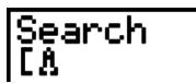 CASIO GRAPH 95 - - Recherche d'un fichier - 1