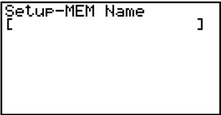 CASIO GRAPH 95 - - To save a setup - 2