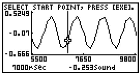 CASIO GRAPH 95 SD - To transform sampled data to list data - 1