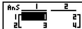 CASIO GRAPH 95 SD - Inversion d'une matrice - 4