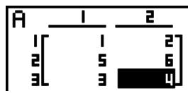 CASIO GRAPH 95 SD - Pour échanger deux lignes - 1