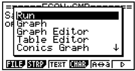 CASIO GRAPH 95 SD - - To insert an Econ Strip into an eActivity file - 1