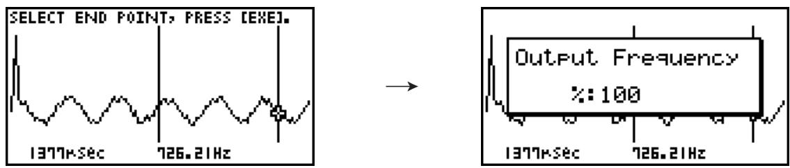 CASIO GRAPH 95 SD - - To output a graph from the speaker - 2