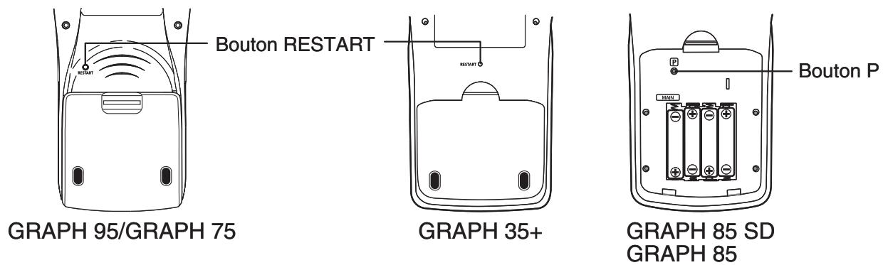CASIO GRAPH 95 SD - Redémarrage (RESTART) - 1