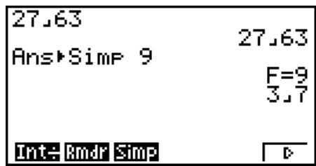 CASIO GRAPH 95 SD - ■ Reste d'entier divisé par entier - 3