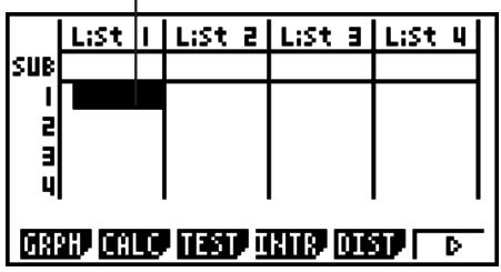 CASIO GRAPH 95 SD - Avant d'effectuer des calculs statistiques - 1