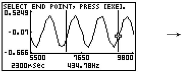 CASIO GRAPH 95 SD - To transform sampled data to list data - 2