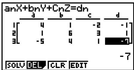 CASIO GRAPH 95 SD - Équations linéaires simultanées - 1