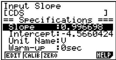 CASIO GRAPH 95 SD - If you are editing the configuration of an existing custom probe: - 1