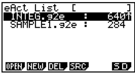 CASIO GRAPH 95 SD - - Recherche d'un fichier - 2