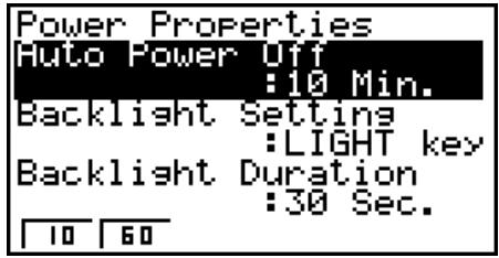 CASIO GRAPH 95 SD - - Spécification du début d'extinction automatique - 1