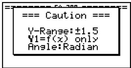 CASIO GRAPH 95 SD - - To configure a setup for speaker output - 1