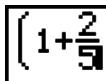 CASIO GRAPH 95 SD - - Exemples de saisie dans le mode d'écriture mathématique - 18