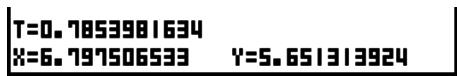 CASIO GRAPH 95 SD - ■ Lecture des coordonnées de points sur une ligne de graphe - 3