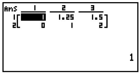 CASIO GRAPH 95 SD - - Forme échelonnée par rapport aux lignes - 1