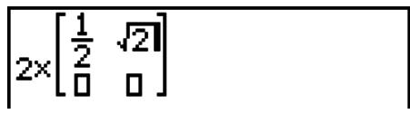 CASIO GRAPH 95 SD - - Exemples de saisie dans le mode d'écriture mathématique - 47