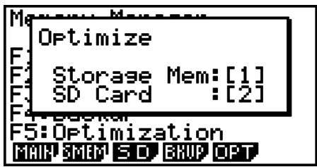 CASIO GRAPH 95 SD - - Pour optimiser la mémoire de stockage - 1