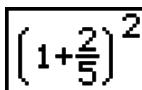 CASIO GRAPH 95 SD - - Exemples de saisie dans le mode d'écriture mathématique - 24