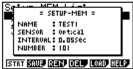 CASIO GRAPH 95 SD - - To preview saved setup data - 1