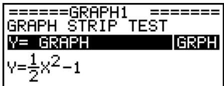 CASIO GRAPH 95 SD - Pour insérer un bandeau - 3