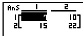 CASIO GRAPH 95 SD - Inversion d'une matrice - 2