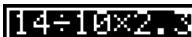 CASIO GRAPH 95 SD - - Pour définir le texte à copier - 2