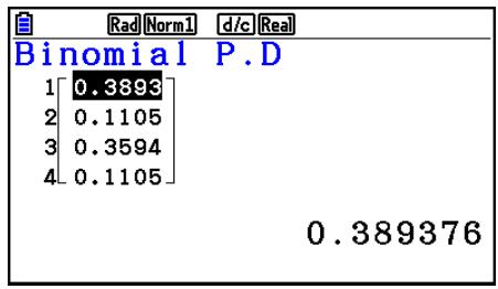 CASIO GRAPH COLOR FX-CG20 - - Probabilité binomiale - 2