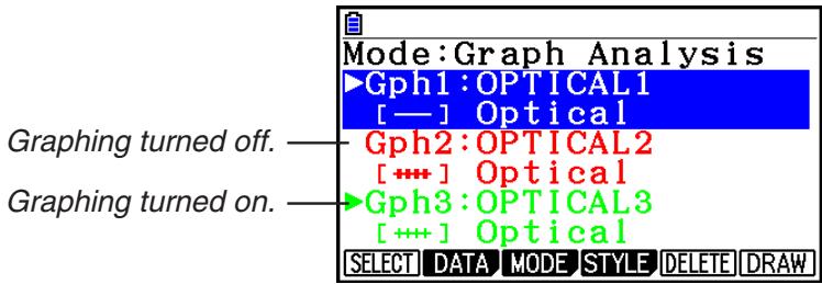 CASIO GRAPH COLOR FX-CG20 - - To select an analysis mode and draw a graph - 3