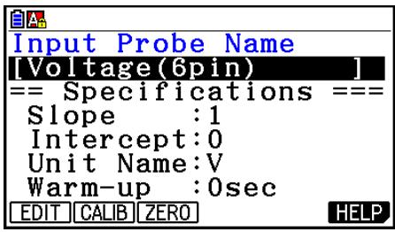CASIO GRAPH COLOR FX-CG20 - - To configure a custom probe setup - 1