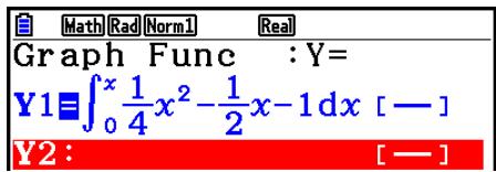 CASIO GRAPH COLOR FX-CG20 - Mode d'écriture mathématique dans le mode Graph - 3