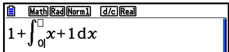 CASIO GRAPH COLOR FX-CG20 - Example 2 Pour saisir (1 + 25) - 3