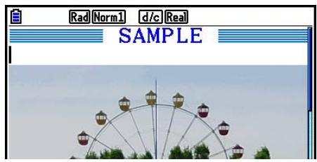 CASIO GRAPH COLOR FX-CG20 - - Pour sélectionner une image - 1