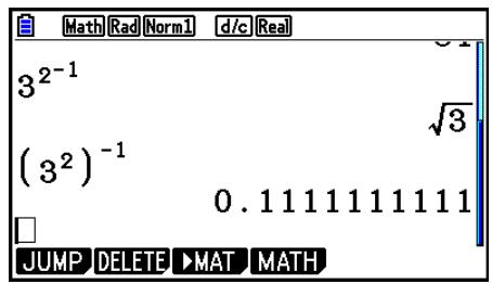 CASIO GRAPH COLOR FX-CG20 - Example Remplacer « 1+2 » par « 1+3 » et recalculator l'expression - 3