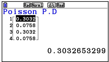 CASIO GRAPH COLOR FX-CG20 - - Probabilité de Poisson - 2