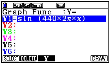 CASIO GRAPH COLOR FX-CG20 - - To configure a setup for speaker output - 2