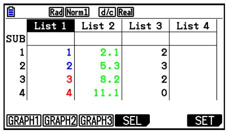 CASIO GRAPH COLOR FX-CG20 - - Pour afficher l'écran des paramètres généraux de graphe - 2