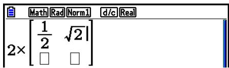CASIO GRAPH COLOR FX-CG20 - Example 2 Pour saisir (1 + 25) - 4