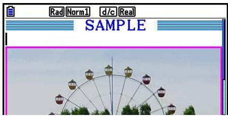CASIO GRAPH COLOR FX-CG20 - - Pour sélectionner une image - 6