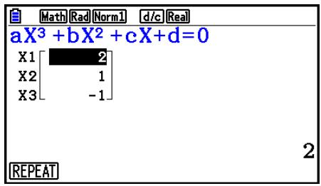 CASIO GRAPH COLOR FX-CG20 - Équations d'ordre supérieur, du 2ème au 6ème degré - 1