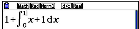 CASIO GRAPH COLOR FX-CG20 - Example 2 Pour saisir (1 + 25) - 4
