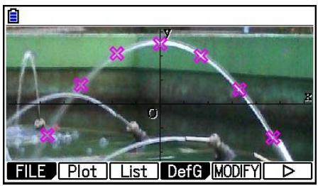 CASIO GRAPH COLOR FX-CG20 - Chapitre 15 Picture Plot (Trace sur image) - 2