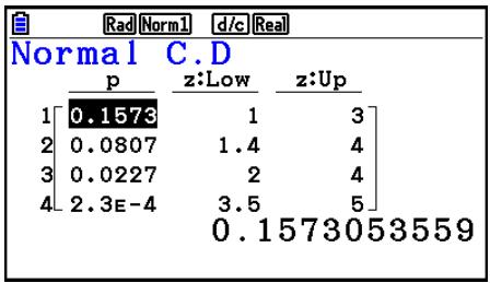 CASIO GRAPH COLOR FX-CG20 - Distribution cumulative normale - 2