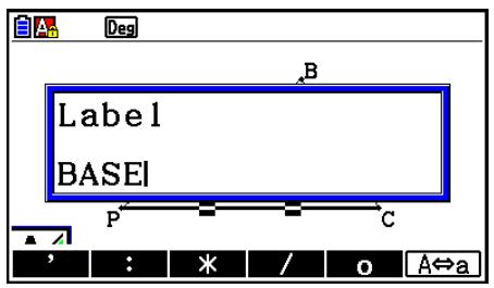 CASIO GRAPH COLOR FX-CG20 - - Pour ajouter une nouvelle étiquette - 2