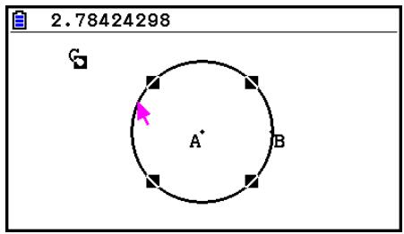 CASIO GRAPH COLOR FX-CG20 - Exemple : Pour animer un point autour d'un cercle - 1