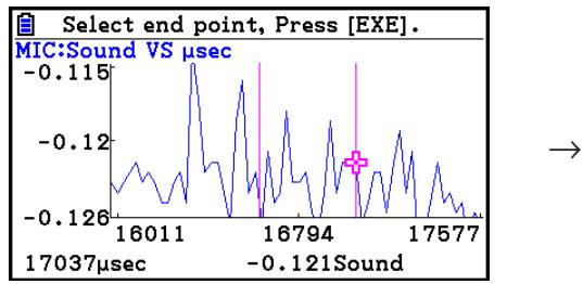 CASIO GRAPH COLOR FX-CG20 - To transform sampled data to list data - 2