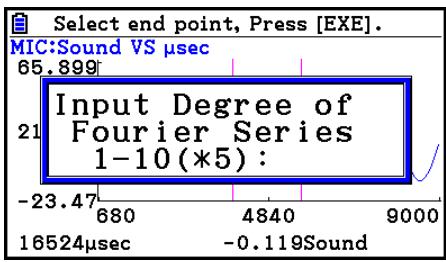 CASIO GRAPH COLOR FX-CG20 - To perform Fourier series expansion - 5