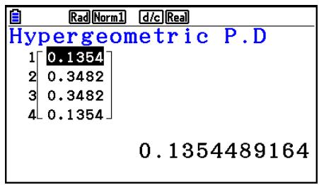CASIO GRAPH COLOR FX-CG20 - - Probabilité hypergéométrie - 2