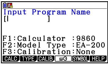 CASIO GRAPH COLOR FX-CG20 - - To convert a setup to a program - 1