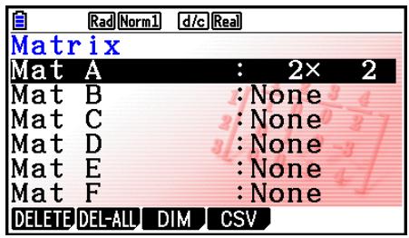 CASIO GRAPH COLOR FX-CG20 - Saisie et édition de matrices - 1
